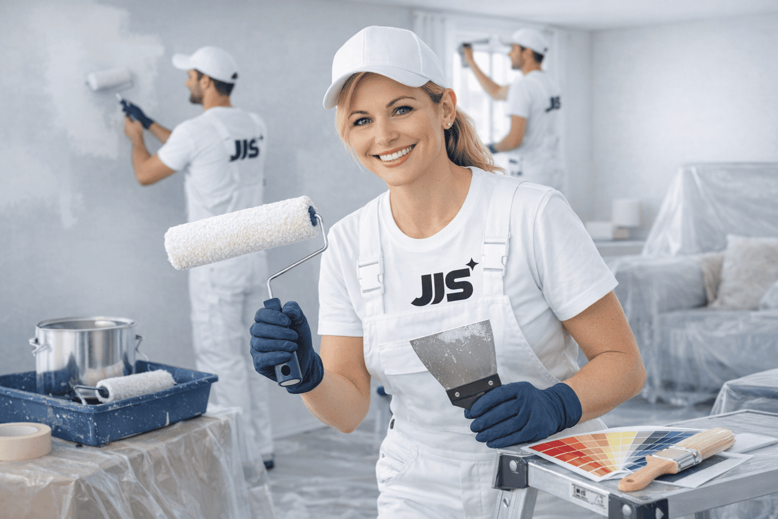 Maalaustyön ammattilainen JJS Palvelut Varsinais-Suomessa.
